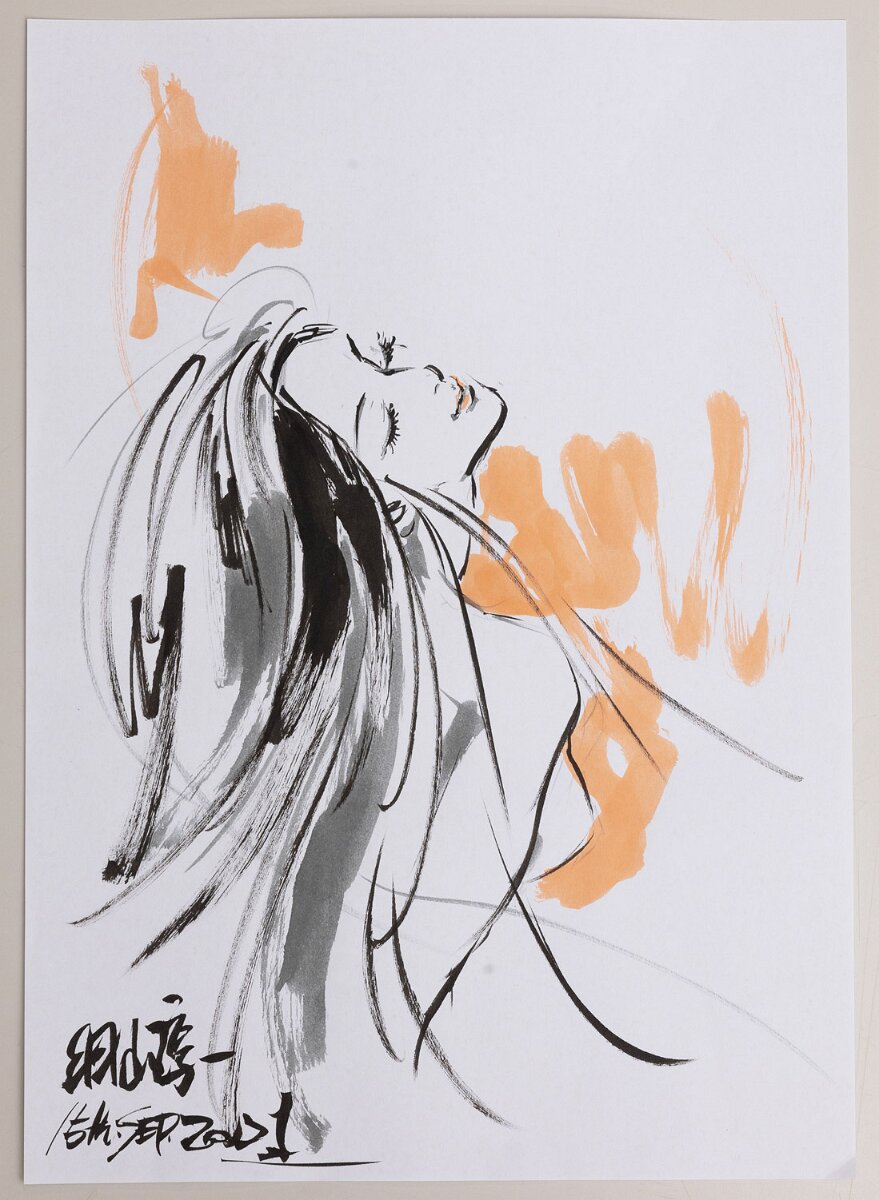 Educational authentic reference image (3C5A6523edit02). — educational authentic (REAL) shikishi reference associated with Junichi Hayama
