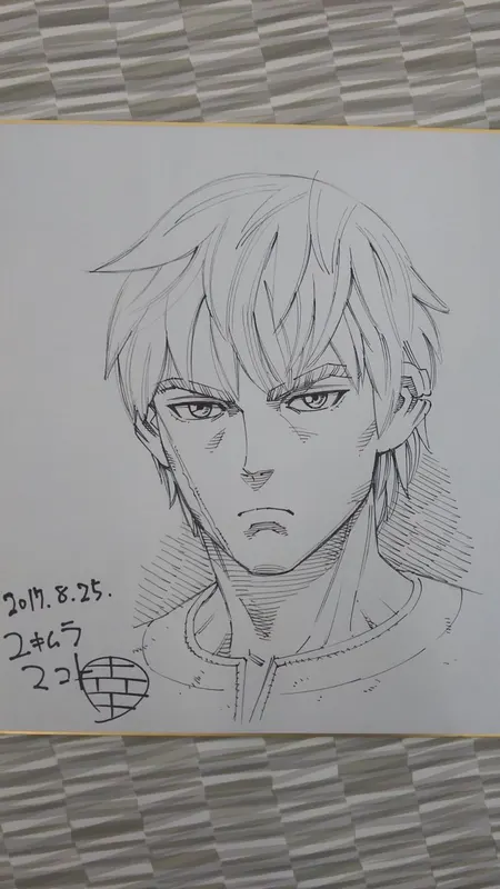Educational authentic reference image (DM0I1GhUQAEBz_W). — educational authentic (REAL) shikishi reference associated with Makoto Yukimura