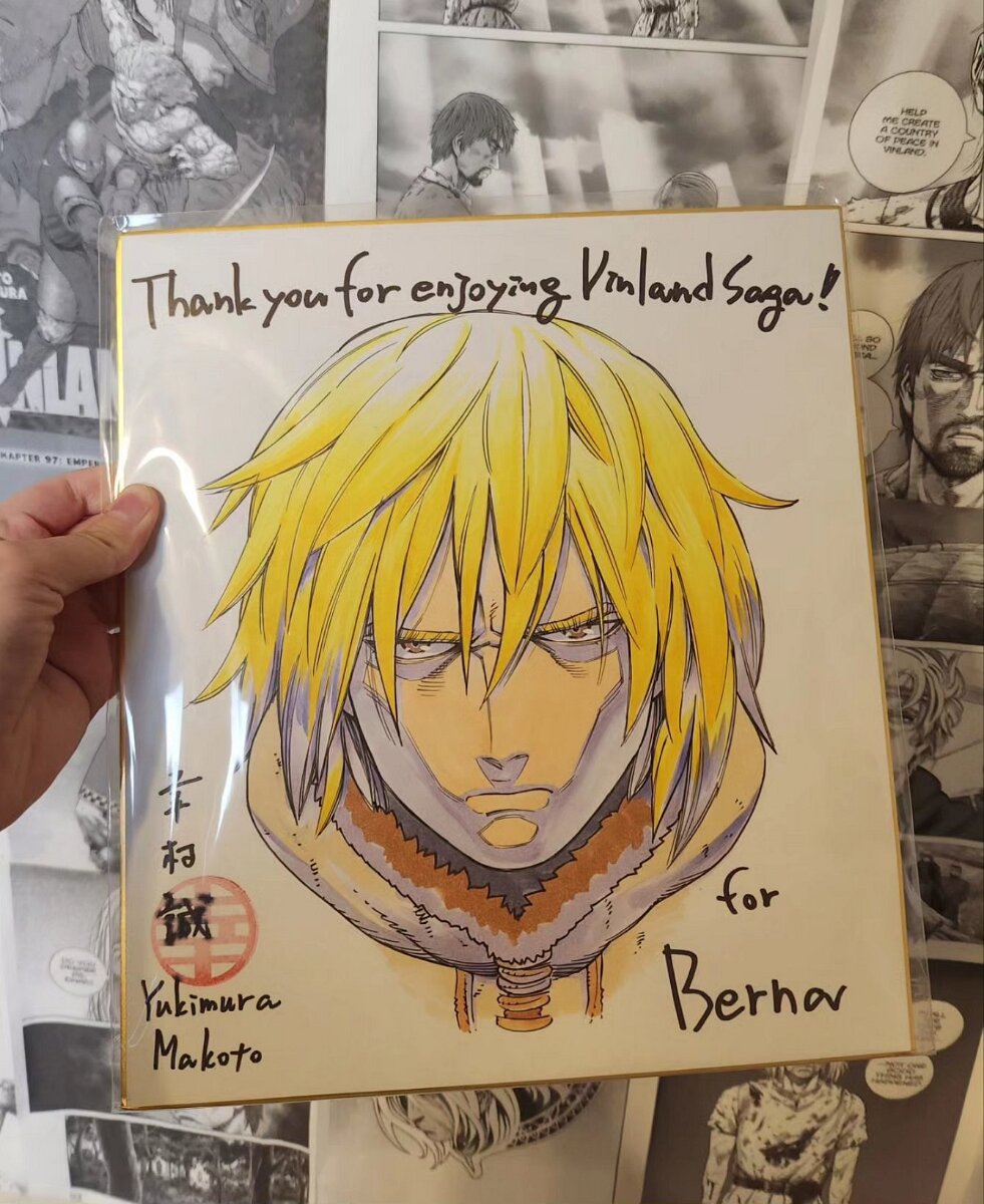Educational authentic reference image (F5oIdBwakAAb8Bb). — educational authentic (REAL) shikishi reference associated with Makoto Yukimura