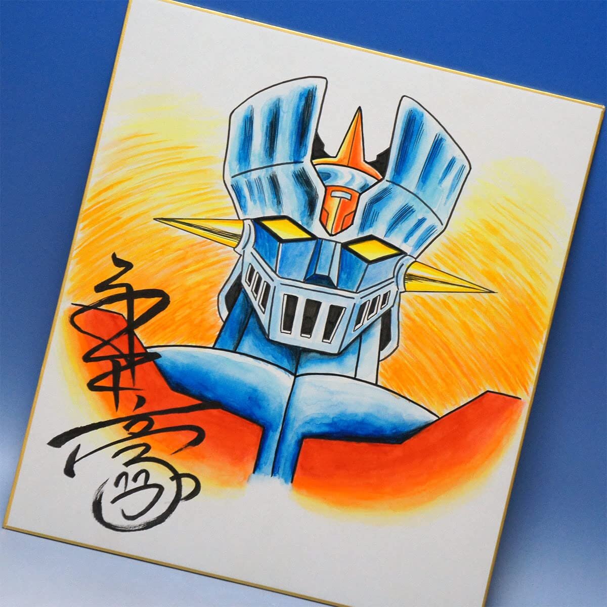 Educational counterfeit reference image (71XfATiny5L). — educational counterfeit (FAKE) shikishi reference associated with GO Nagai