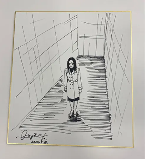 Educational authentic reference image (Screenshot 2024-04-08 194652). — educational authentic (REAL) shikishi reference associated with Junji ITO