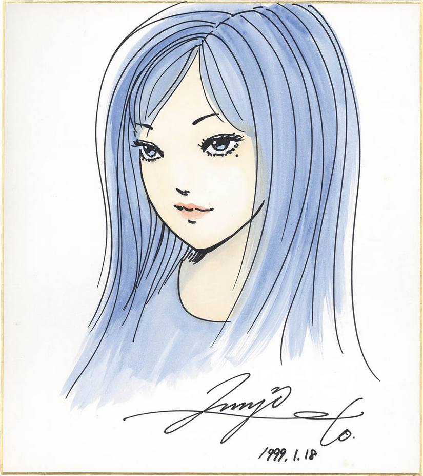Educational authentic reference image (Screenshot 2025-03-10 at 02-56-47 0002611599.jpeg (AVIF Image 1200 × 1348 pixels) — Scaled (68%)). — educational authentic (REAL) shikishi reference associated with Junji ITO