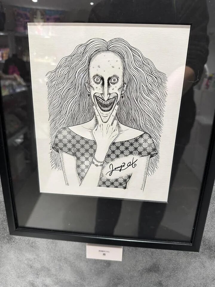 Educational authentic reference image (new-original-junji-ito-art-at-pop-up-store-0-ikebukuro-v0-9f4ssn8ezboa1). — educational authentic (REAL) shikishi reference associated with Junji ITO