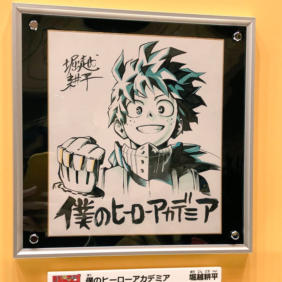 Educational authentic reference image (tumblr_pk4chojMy01sjroblo1_r1_1280). — educational authentic (REAL) shikishi reference associated with Kohei Horikoshi