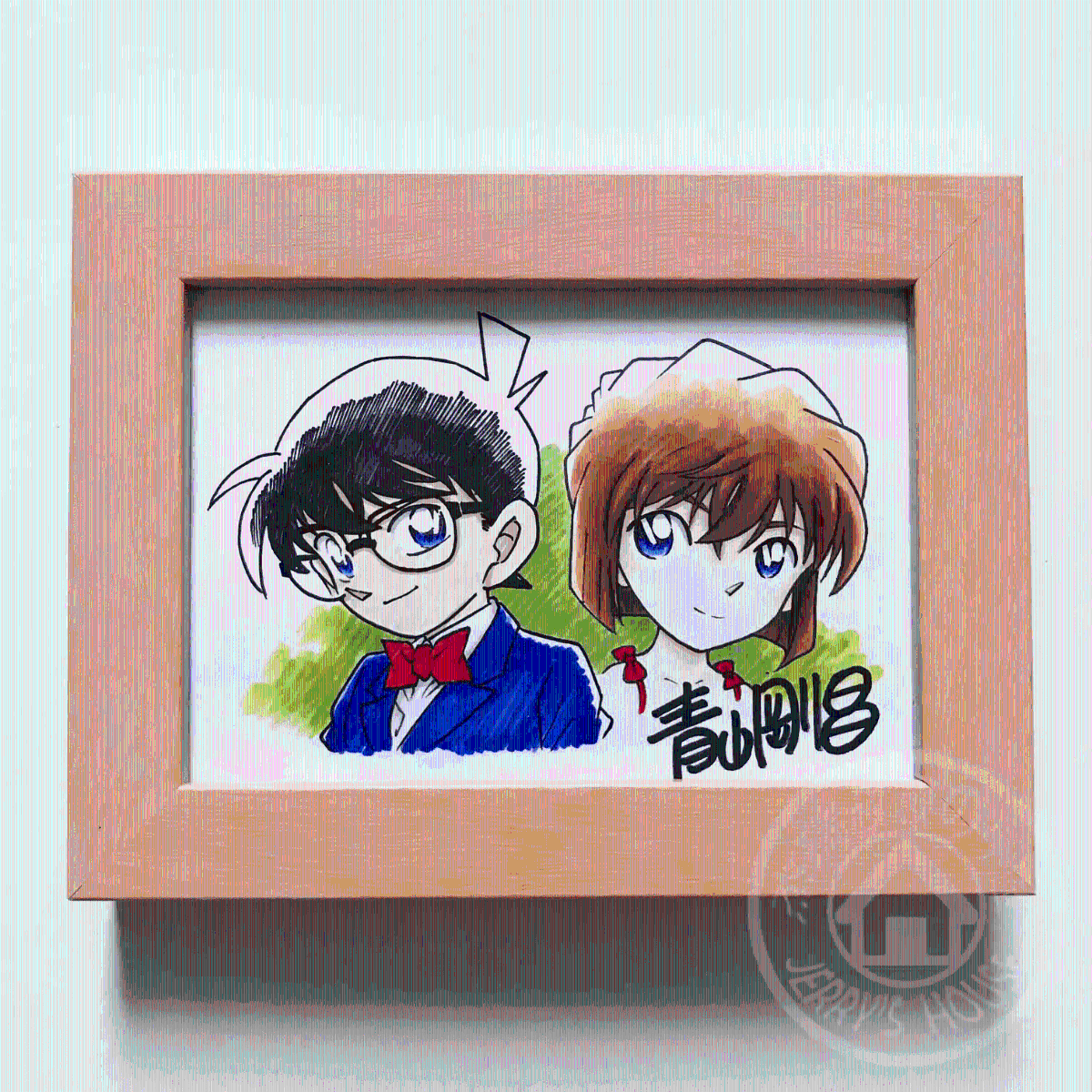 Educational counterfeit reference image (O1CN01iHCkyb1alVRCSDNU3_!!2457853370.jpg_Q75.jpg_). — educational counterfeit (FAKE) shikishi reference associated with Gosho Aoyama