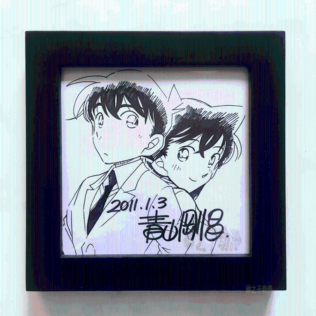 Educational counterfeit reference image (O1CN01Jt81C01alVIr4q566_!!2457853370.jpg_Q75.jpg_). — educational counterfeit (FAKE) shikishi reference associated with Gosho Aoyama