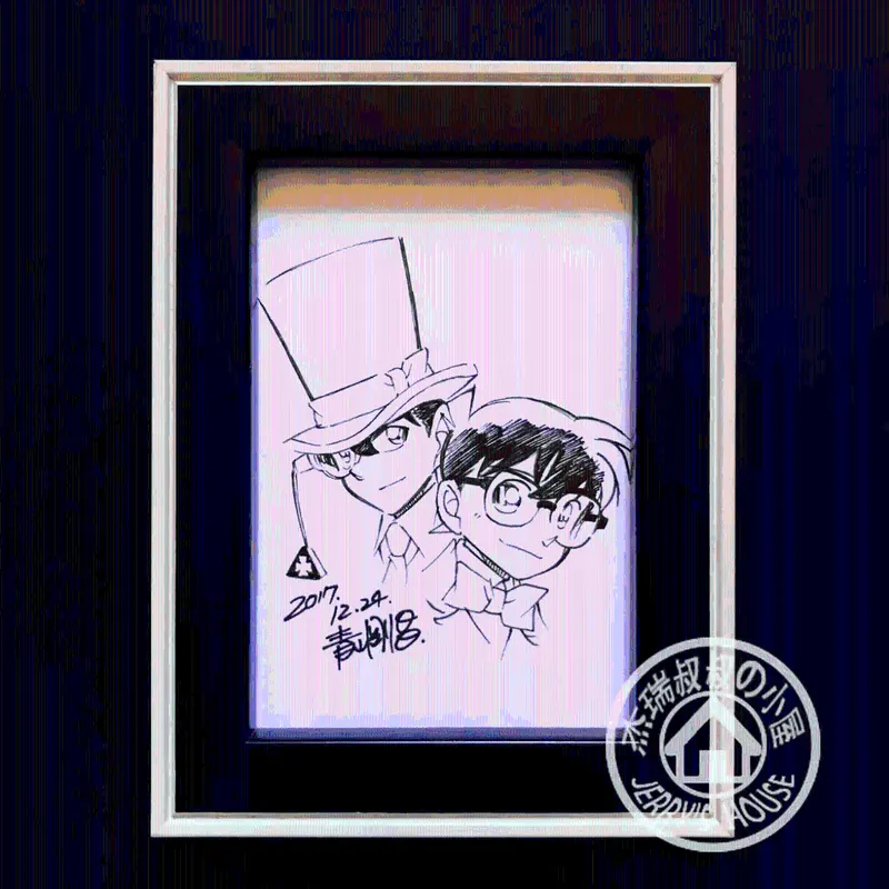 Educational counterfeit reference image (O1CN01fFpW1u1alVW6ST9bx_!!2457853370.jpg_Q75.jpg_). — educational counterfeit (FAKE) shikishi reference associated with Gosho Aoyama