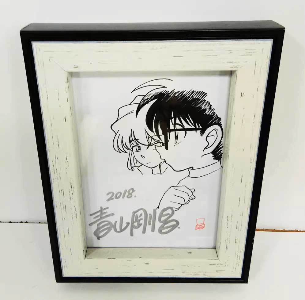 Educational counterfeit reference image (TB2J0QzgnJYBeNjy1zeXXahzVXa_!!2457853370.jpg_Q75.jpg_). — educational counterfeit (FAKE) shikishi reference associated with Gosho Aoyama