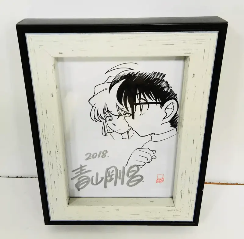 Educational counterfeit reference image (TB2J0QzgnJYBeNjy1zeXXahzVXa_!!2457853370.jpg_Q75.jpg_). — educational counterfeit (FAKE) shikishi reference associated with Gosho Aoyama