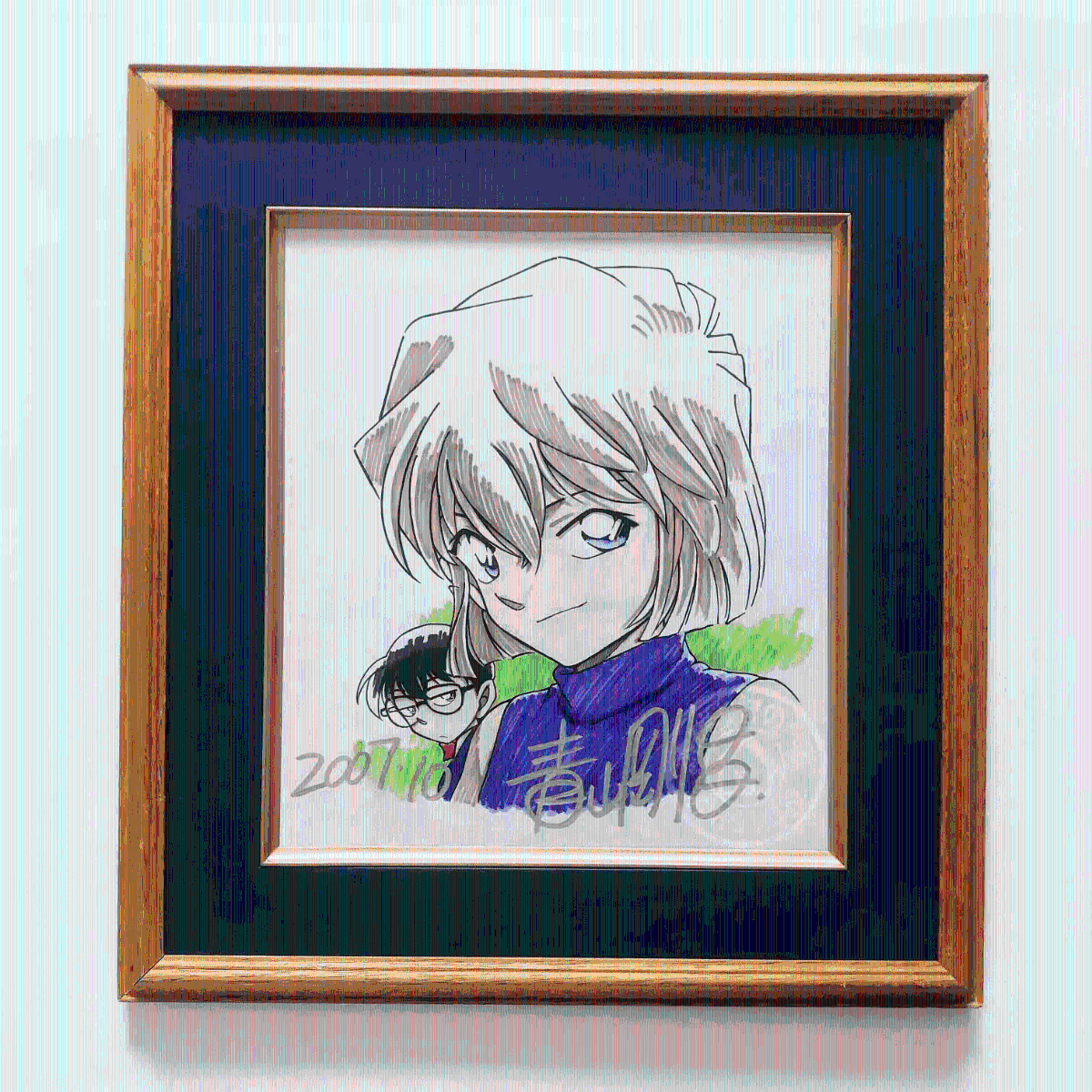 Educational counterfeit reference image (O1CN01rD07dQ1alVb1OHtbL_!!2457853370). — educational counterfeit (FAKE) shikishi reference associated with Gosho Aoyama