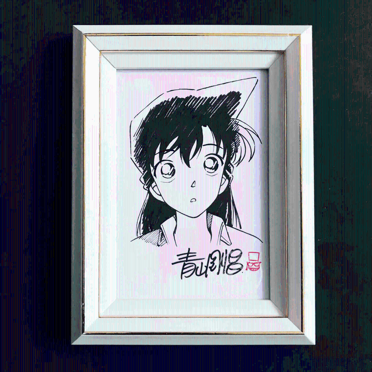 Educational counterfeit reference image (O1CN01t1uvBN1alVZPkbzlU_!!2457853370.jpg_Q75.jpg_). — educational counterfeit (FAKE) shikishi reference associated with Gosho Aoyama