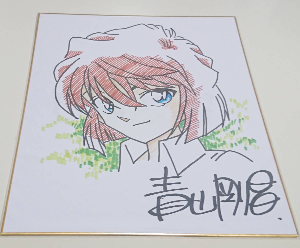 Educational counterfeit reference image (s699373279.1). — educational counterfeit (FAKE) shikishi reference associated with Gosho Aoyama