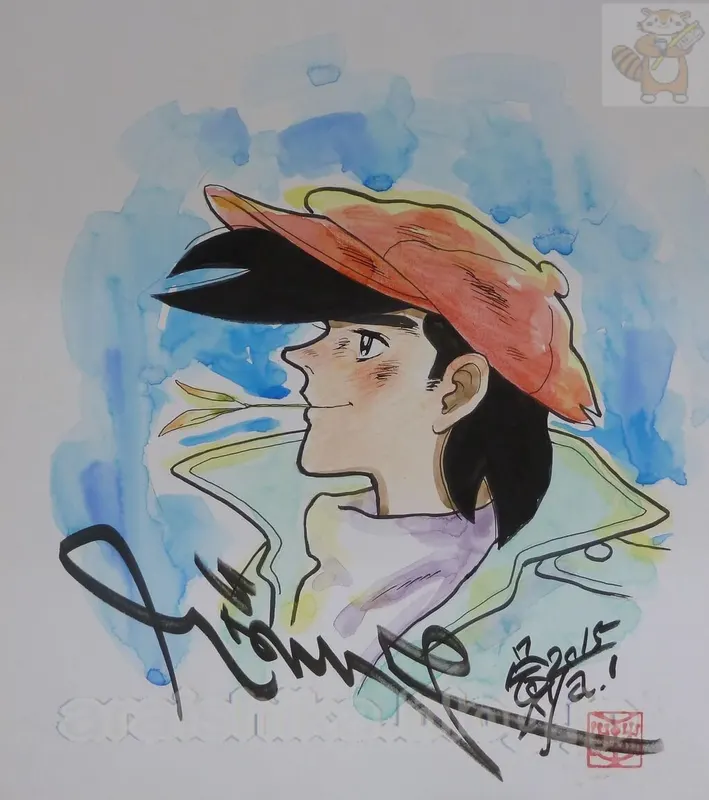 Educational authentic reference image (41dd0da0). — educational authentic (REAL) shikishi reference associated with Tetsuya Chiba