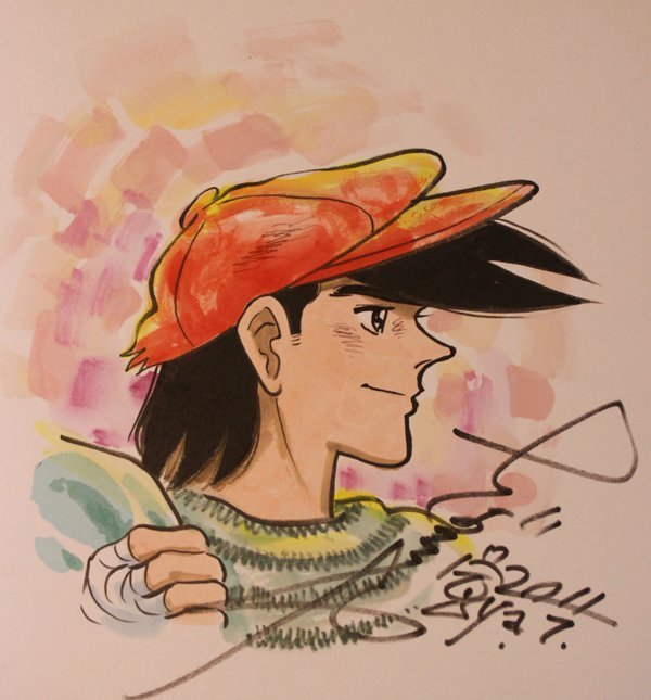 Educational authentic reference image (FRc62y0WUAUUMpU). — educational authentic (REAL) shikishi reference associated with Tetsuya Chiba