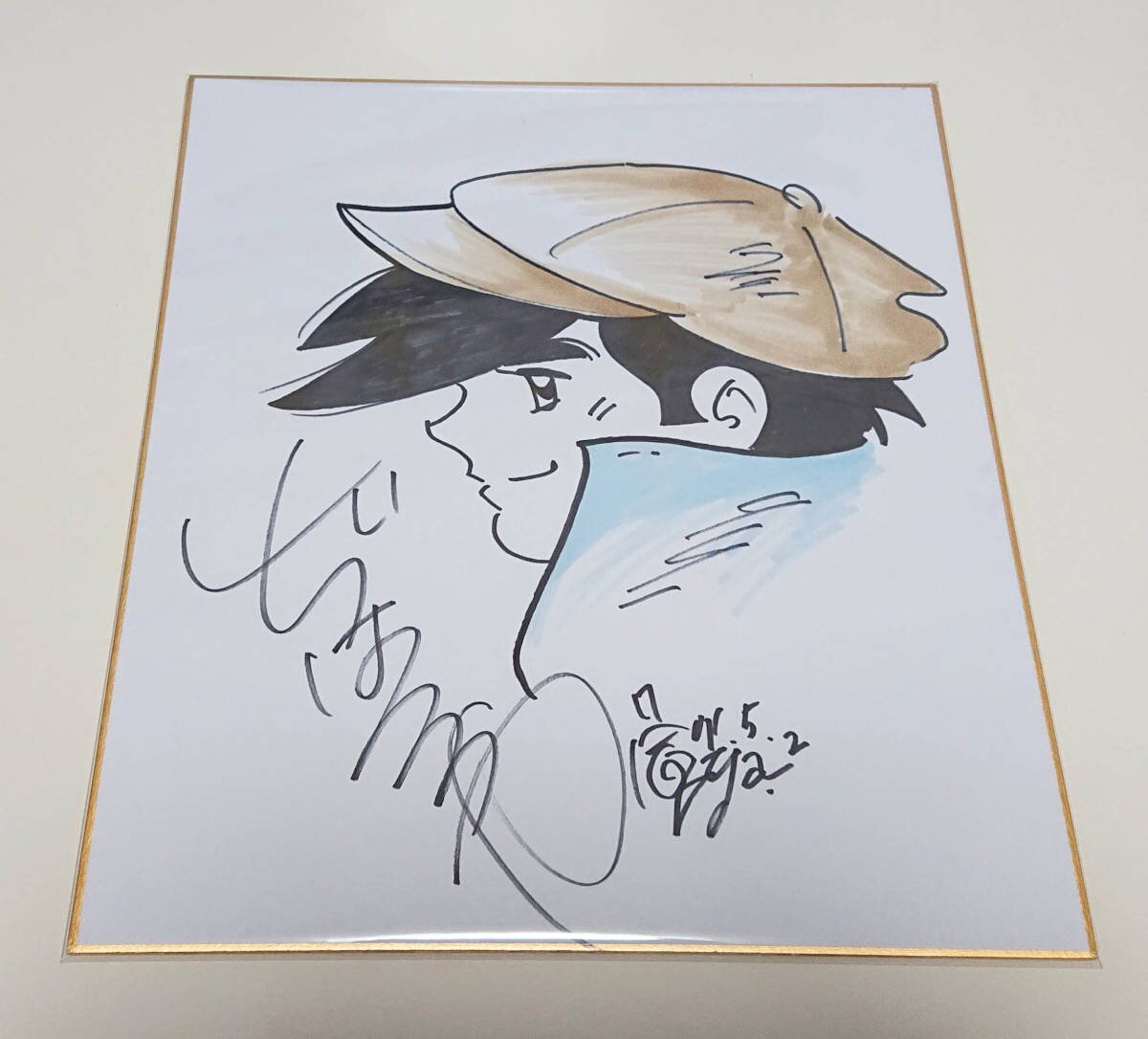 Educational counterfeit reference image (m1079931503.1). — educational counterfeit (FAKE) shikishi reference associated with Tetsuya Chiba
