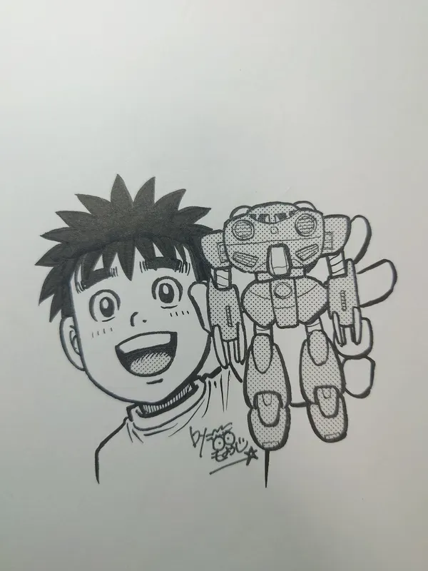 Educational authentic reference image (F_WQzkAbMAAYsEk). — educational authentic (REAL) shikishi reference associated with George Morikawa