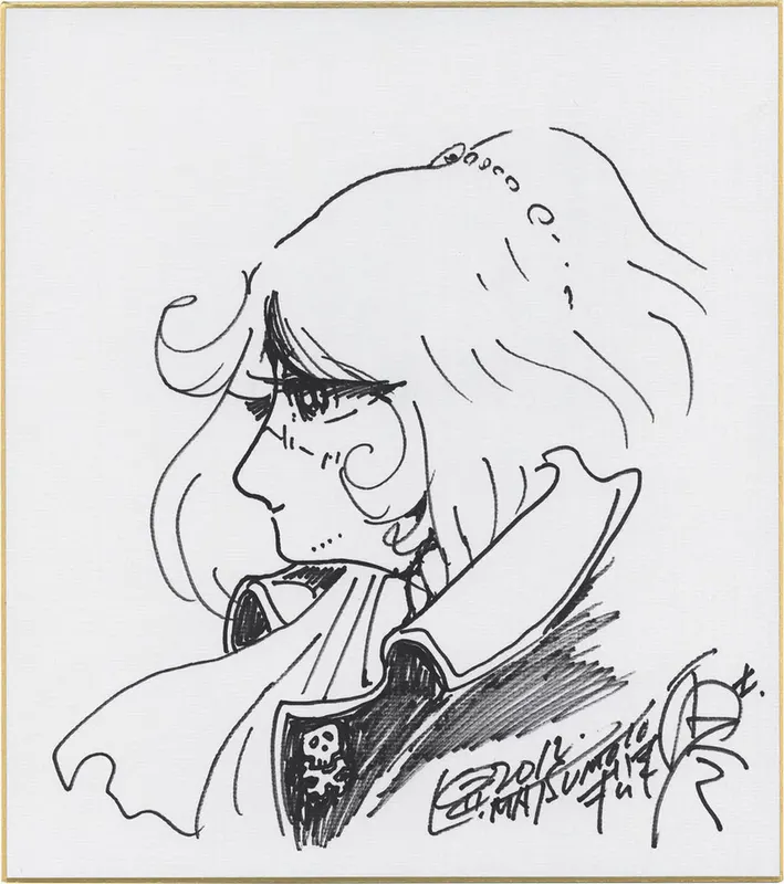 Educational authentic reference image (Screenshot 2024-06-04 at 02-06-31 0002399279.jpeg (AVIF Image 1200 × 1353 pixels) — Scaled (68%)). — educational authentic (REAL) shikishi reference associated with Leiji Matsumoto