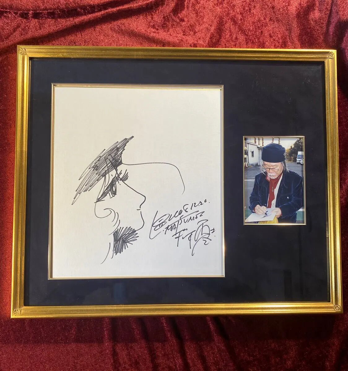 Educational authentic reference image (s-l1200). — educational authentic (REAL) shikishi reference associated with Leiji Matsumoto
