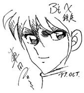 Educational authentic reference image (8a4d00fd1f087e1dc65fdcf50df30f2a). — educational authentic (REAL) shikishi reference associated with Masami Kurumada