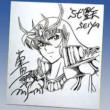 Educational counterfeit reference image (Untitled). — educational counterfeit (FAKE) shikishi reference associated with Masami Kurumada