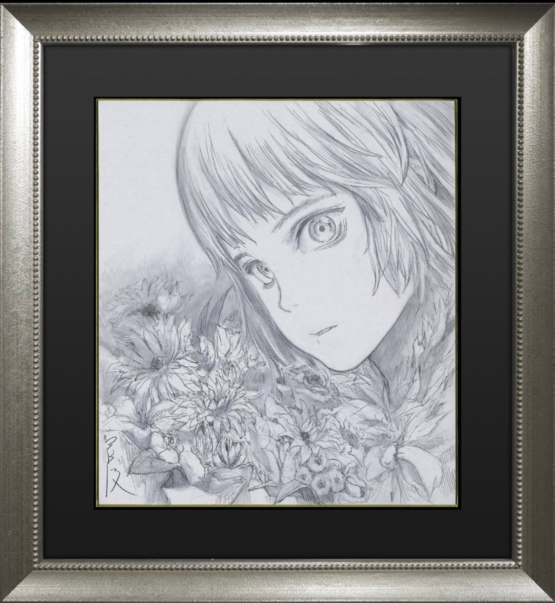 Educational authentic reference image (FtGWt9HacAAZPXQ). — educational authentic (REAL) shikishi reference associated with Yoshitoshi ABE