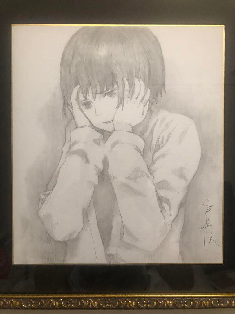Educational authentic reference image (m70307346390_2). — educational authentic (REAL) shikishi reference associated with Yoshitoshi ABE