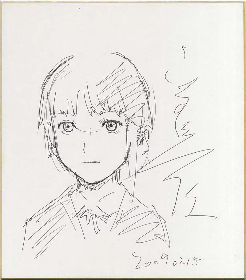 Educational authentic reference image (Screenshot 2024-08-03 at 00-36-56 0001152185.octet-stream (AVIF Image 800 × 908 pixels)). — educational authentic (REAL) shikishi reference associated with Yoshitoshi ABE