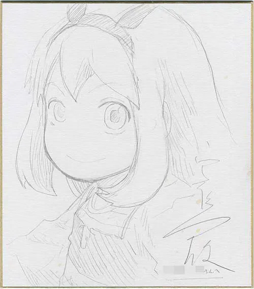Educational authentic reference image (Screenshot 2024-08-03 at 00-37-00 0000815649.jpeg (AVIF Image 500 × 568 pixels)). — educational authentic (REAL) shikishi reference associated with Yoshitoshi ABE