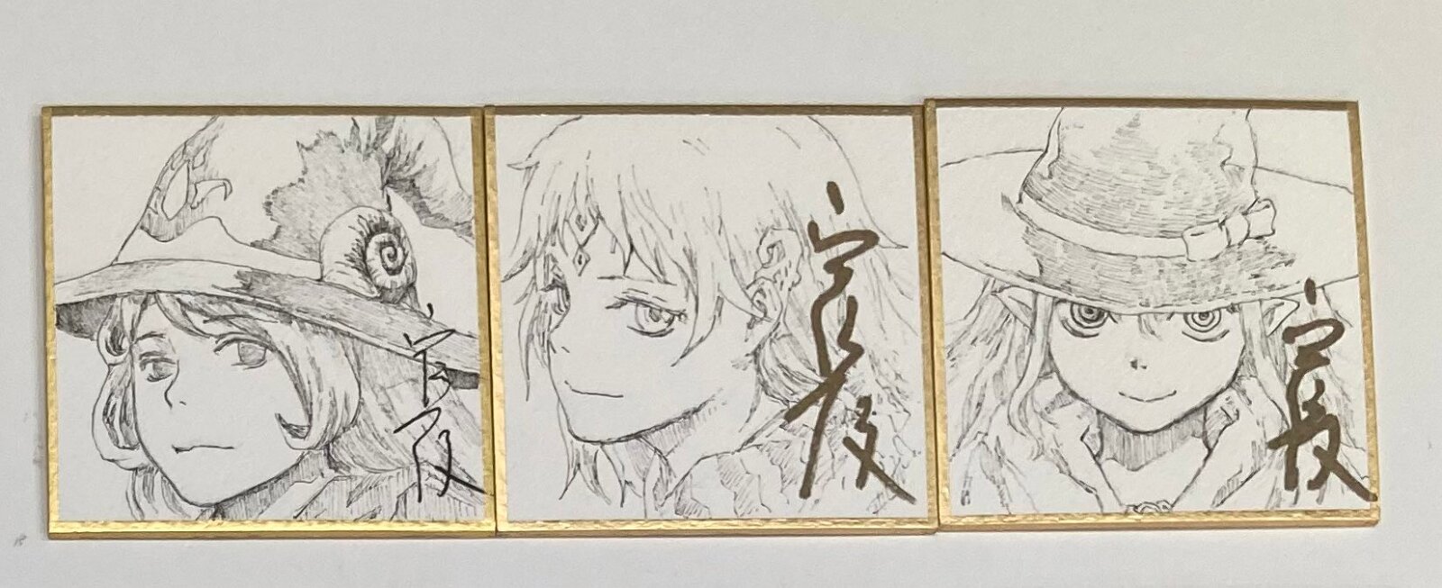 Educational authentic reference image (E-L0fMUUUAYZZzo). — educational authentic (REAL) shikishi reference associated with Yoshitoshi ABE
