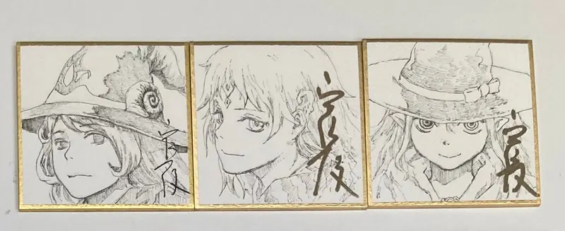 Educational authentic reference image (E-L0fMUUUAYZZzo). — educational authentic (REAL) shikishi reference associated with Yoshitoshi ABE
