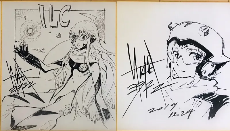 Educational authentic reference image (EPCtyj1VAAY_QjL). — educational authentic (REAL) shikishi reference associated with Yoshiyuki Sadamoto