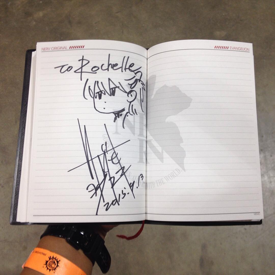 Educational authentic reference image (22334667422_603ce27b8f_o). — educational authentic (REAL) shikishi reference associated with Yoshiyuki Sadamoto
