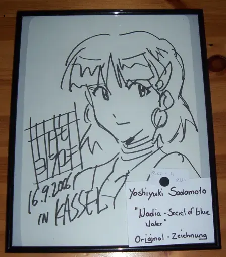 Educational authentic reference image (Screenshot 2025-11-14 050744). — educational authentic (REAL) shikishi reference associated with Yoshiyuki Sadamoto