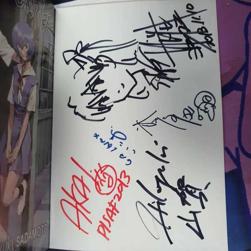Educational authentic reference image (b551984870.1). — educational authentic (REAL) shikishi reference associated with Yoshiyuki Sadamoto