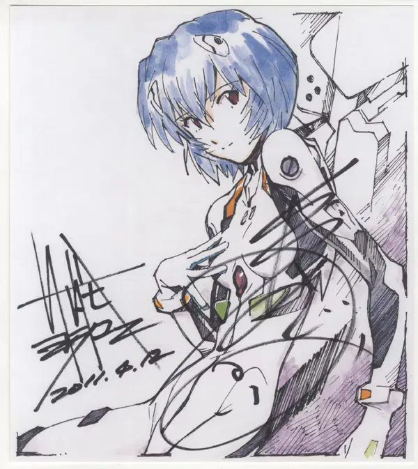 Educational authentic reference image (Screenshot 2024-08-09 at 01-10-42 0001564107.octet-stream (AVIF Image 600 × 673 pixels)). — educational authentic (REAL) shikishi reference associated with Yoshiyuki Sadamoto