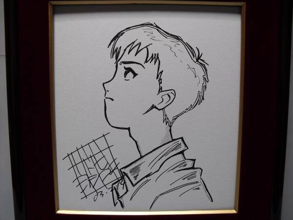Educational counterfeit reference image (k_minyachunnn0375img600x45013555390). — educational counterfeit (FAKE) shikishi reference associated with Yoshiyuki Sadamoto