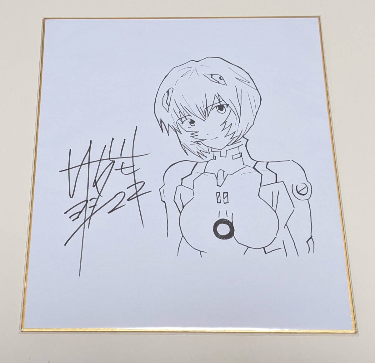 Educational counterfeit reference image (q1089340908.1). — educational counterfeit (FAKE) shikishi reference associated with Yoshiyuki Sadamoto