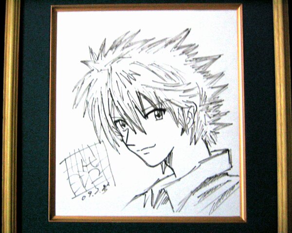 Educational counterfeit reference image (m101443582.2). — educational counterfeit (FAKE) shikishi reference associated with Yoshiyuki Sadamoto