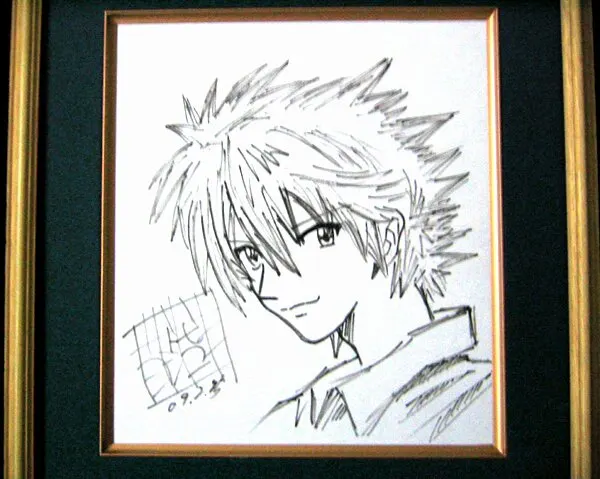 Educational counterfeit reference image (m101443582.2). — educational counterfeit (FAKE) shikishi reference associated with Yoshiyuki Sadamoto