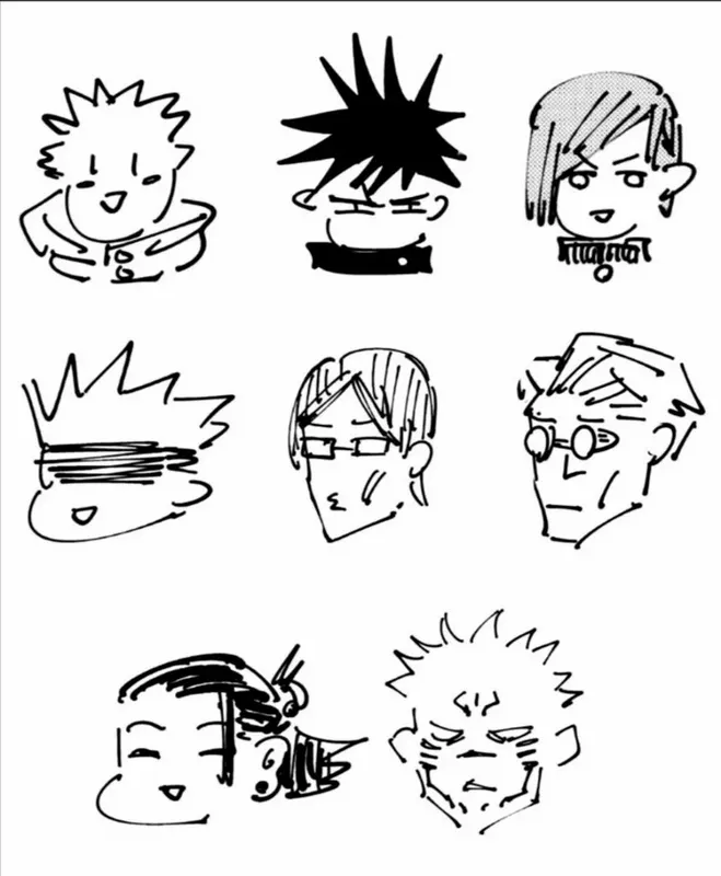 Educational authentic reference image (mgrb0bvfdt471). — educational authentic (REAL) shikishi reference associated with Gege Akutami