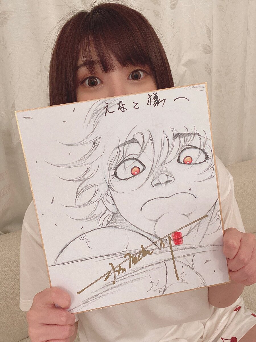 Educational authentic reference image (FRqH2NDagAA_eLk). — educational authentic (REAL) shikishi reference associated with Keisuke Itagaki