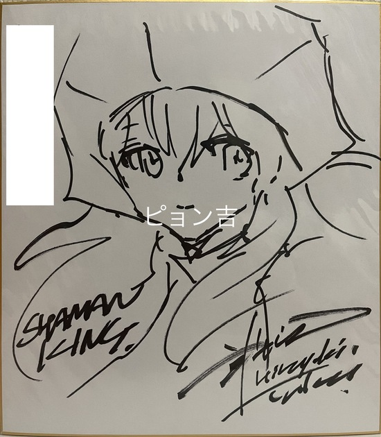 Educational authentic reference image (aweawrwrwarwrw). — educational authentic (REAL) shikishi reference associated with Hiroyuki Takei
