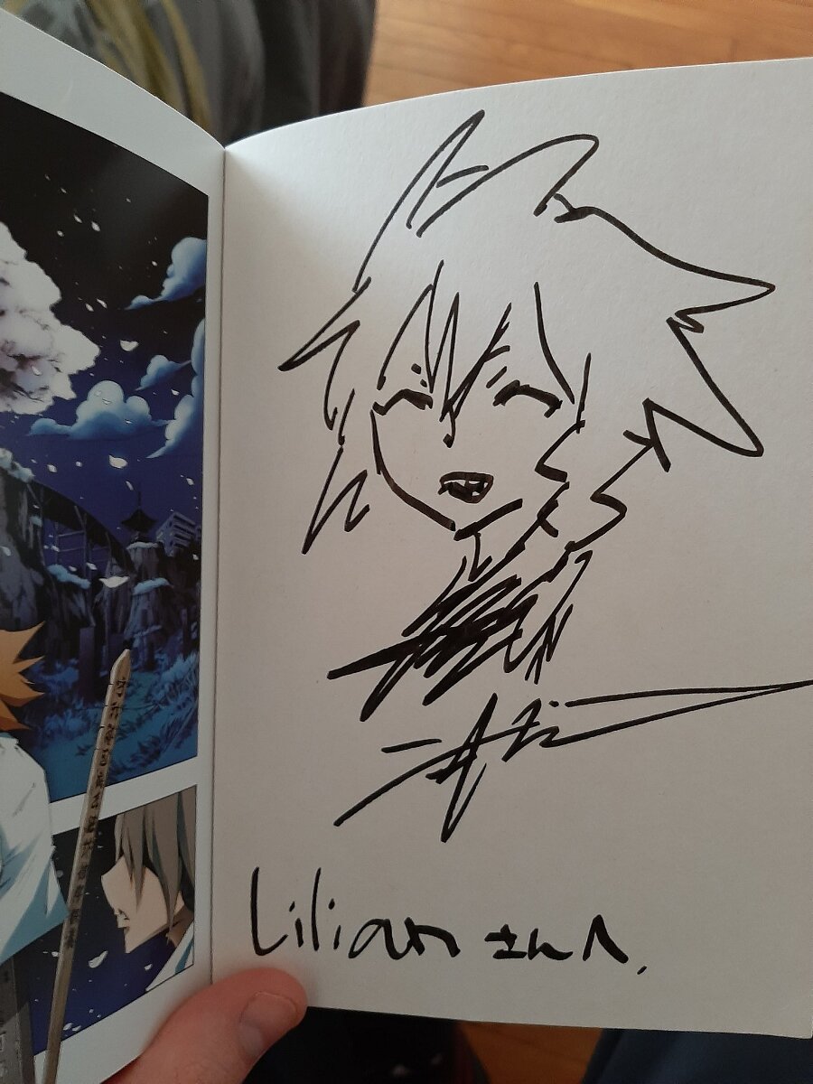 Educational authentic reference image (Ek3afq0XgAIugHm). — educational authentic (REAL) shikishi reference associated with Hiroyuki Takei