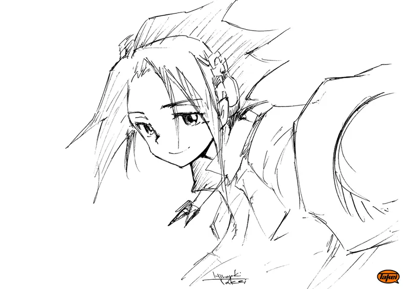 Educational authentic reference image (tumblr_o5ttjqnxA51tqpj1to1_1280). — educational authentic (REAL) shikishi reference associated with Hiroyuki Takei