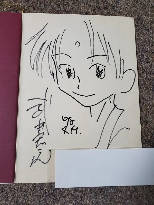 Educational authentic reference image (file). — educational authentic (REAL) shikishi reference associated with Hiroyuki Takei