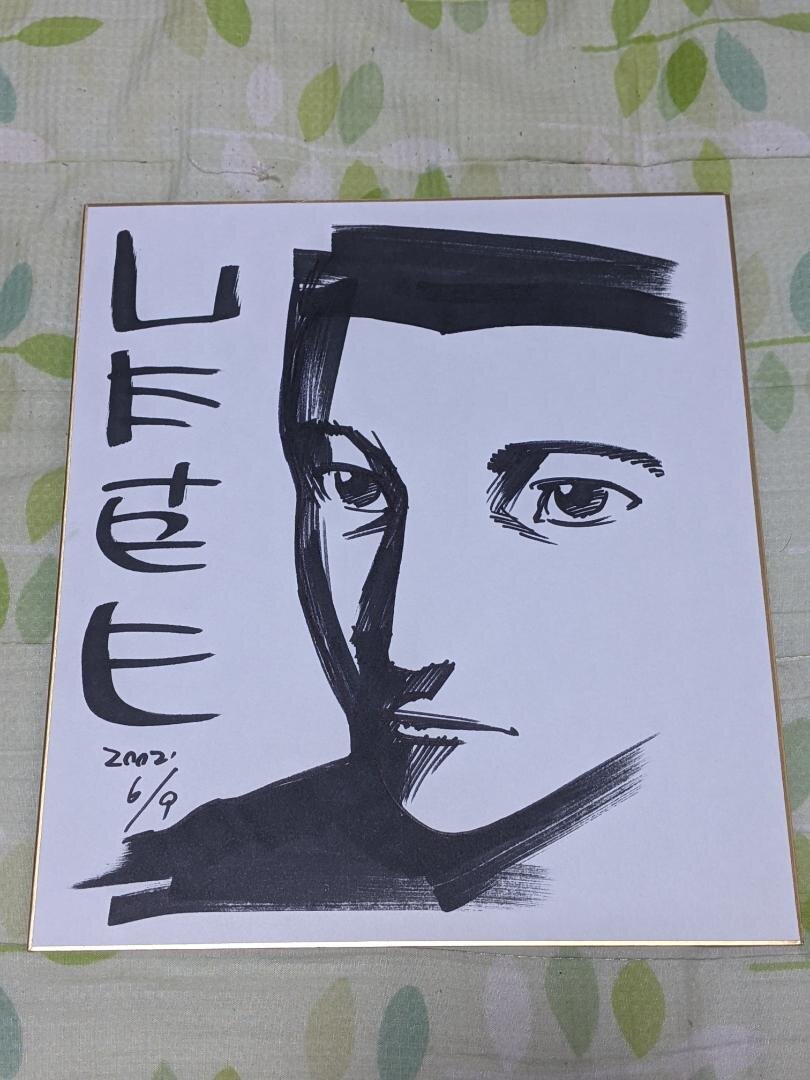 Educational authentic reference image (m14301493652_2). — educational authentic (REAL) shikishi reference associated with Hideo Yamamoto
