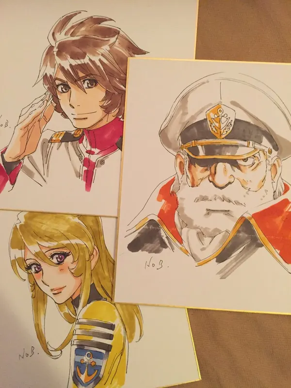 Educational authentic reference image (DGtkXYCV0AAml2C). — educational authentic (REAL) shikishi reference associated with Nobuteru Yuki