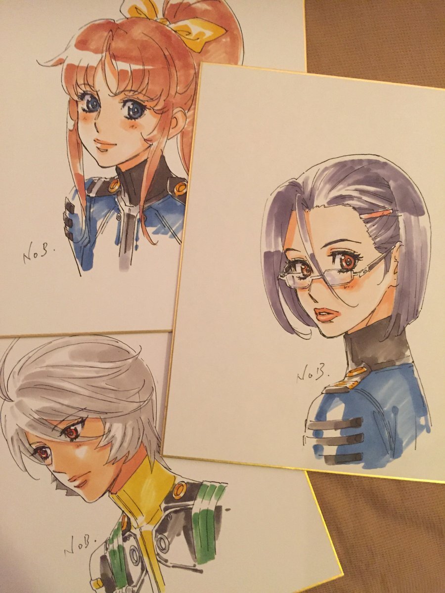 Educational authentic reference image (DGtkZbZUwAAd3Uk). — educational authentic (REAL) shikishi reference associated with Nobuteru Yuki