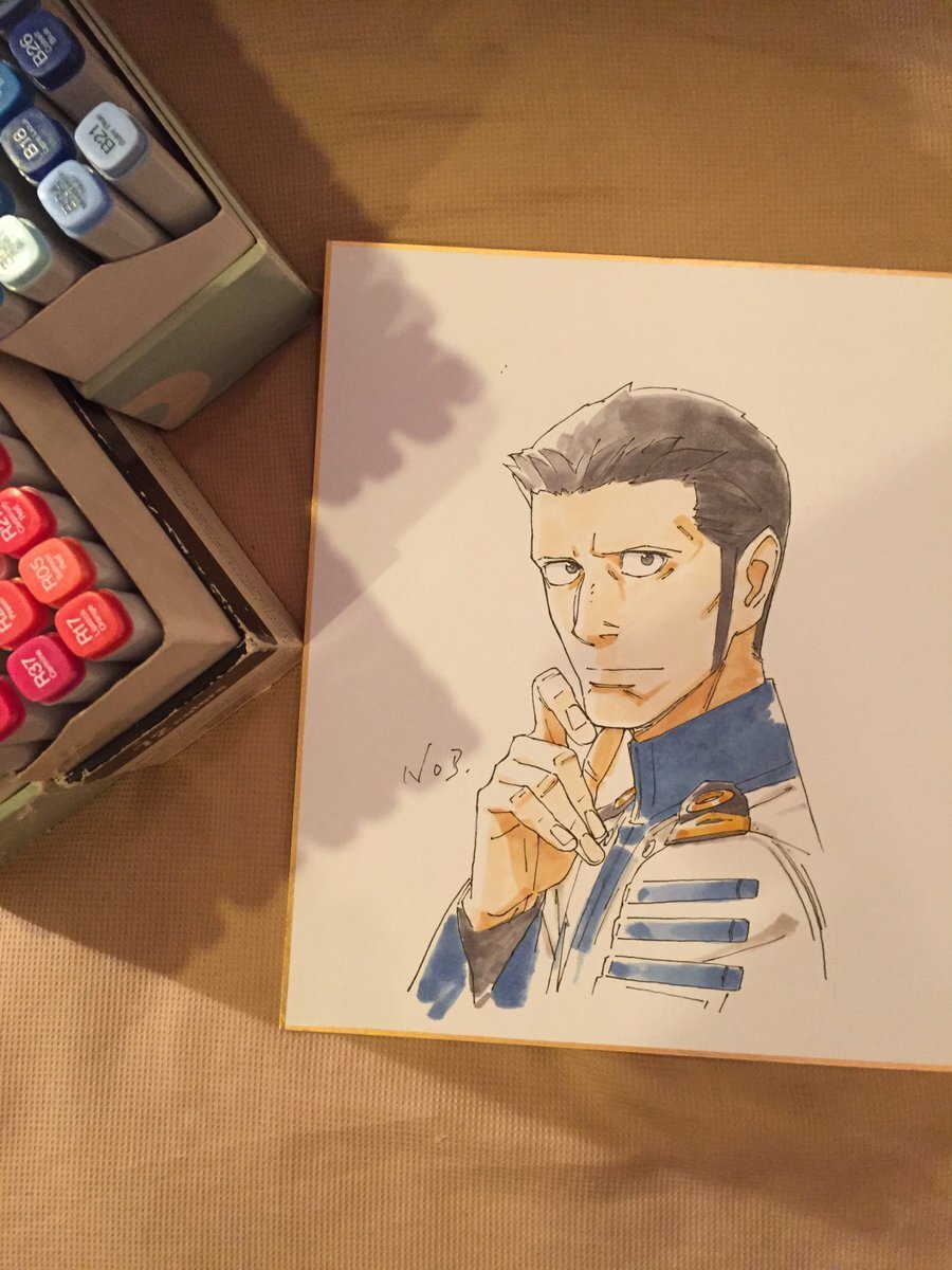 Educational authentic reference image (DGx_HEHVwAEalAk). — educational authentic (REAL) shikishi reference associated with Nobuteru Yuki