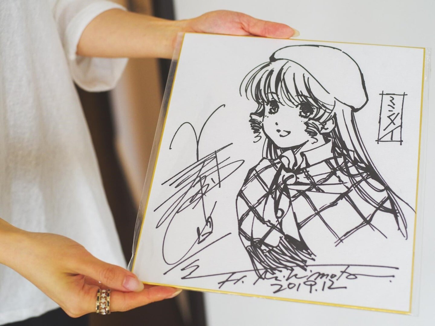 Educational authentic reference image (240829ARToVILLA-0211-min). — educational authentic (REAL) shikishi reference associated with Haruhiko Mikimoto